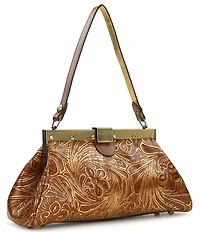 Patricia Nash Ferrara Grape Leaf Embossed Shoulder Bag