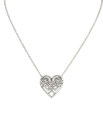 Patricia Nash Filigree Open Heart Short Pendant Necklace