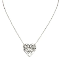 Patricia Nash Filigree Open Heart Short Pendant Necklace