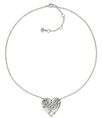 Patricia Nash Filigree Open Heart Short Pendant Necklace