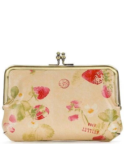 Patricia Nash Fira Strawberry Frame Pouch Wallet Bag