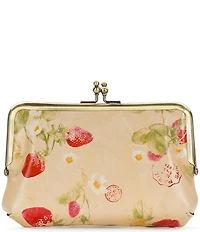 Patricia Nash Fira Strawberry Frame Pouch Wallet Bag