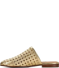 Patricia Nash Flavia Woven Metallic Leather Mules