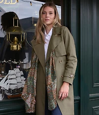 Patricia Nash Floral Patchwork Oblong Scarf