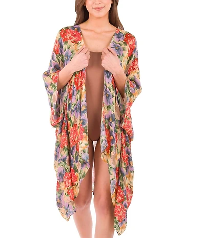 Patricia Nash Floral Print Ruana