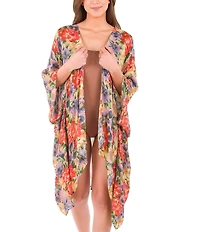 Patricia Nash Floral Print Ruana