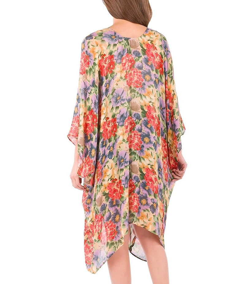 Patricia Nash Floral Print Ruana
