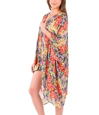 Patricia Nash Floral Print Ruana