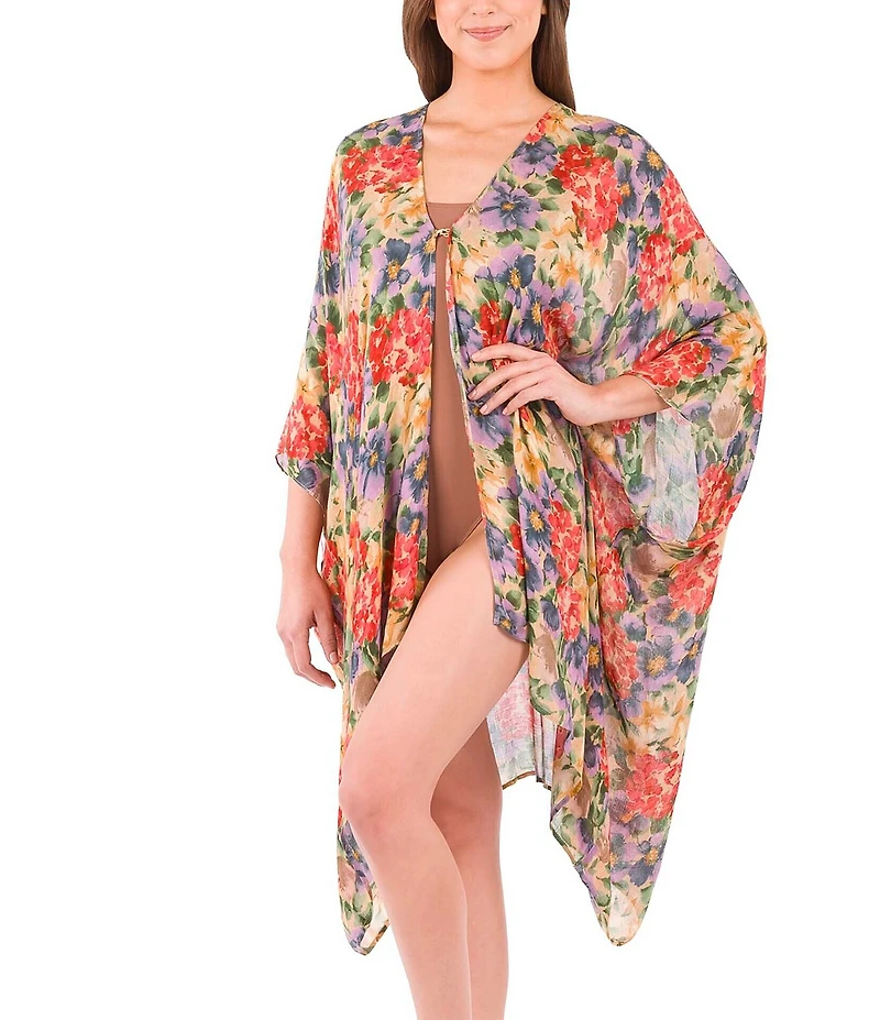 Patricia Nash Floral Print Ruana