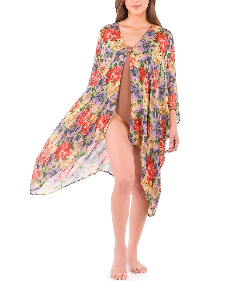 Patricia Nash Floral Print Ruana