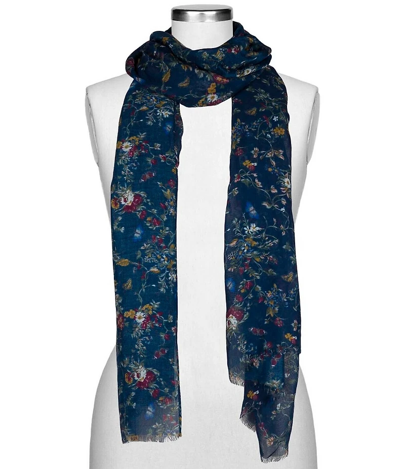 Patricia Nash Floral Sheer Scarf