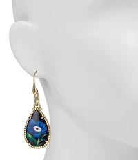 Patricia Nash Flower Teardrop Drop Earrings