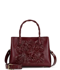 Patricia Nash Genovese Floral Embossed Satchel Bag