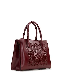 Patricia Nash Genovese Floral Embossed Satchel Bag