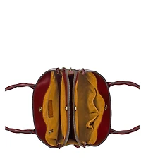 Patricia Nash Genovese Floral Embossed Satchel Bag