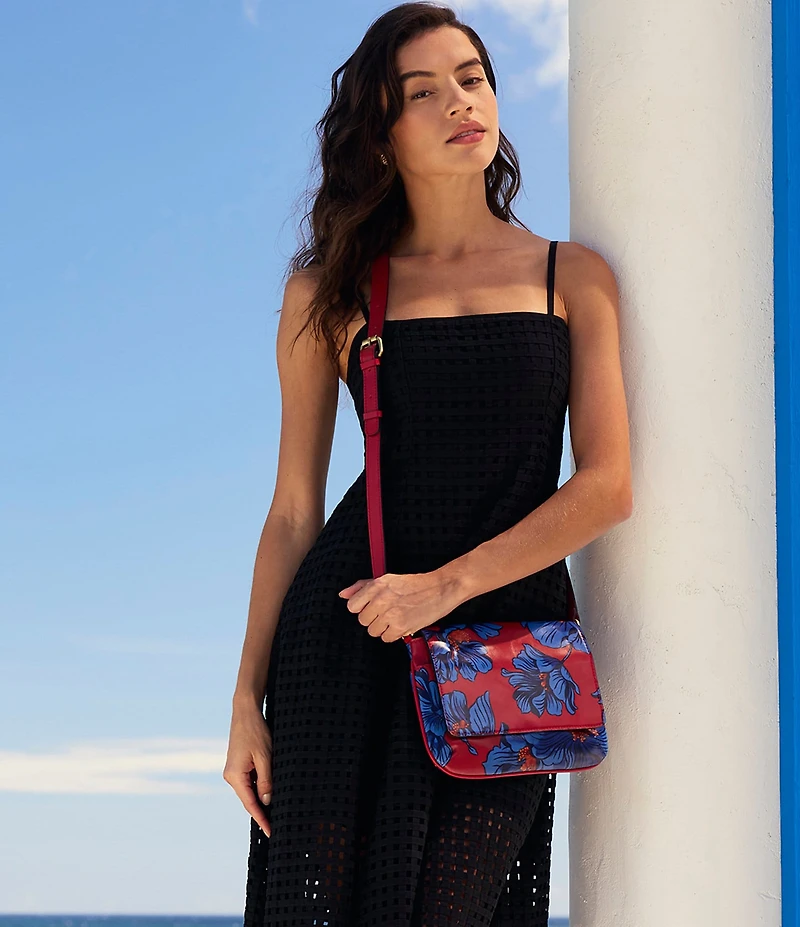 Patricia Nash Grecian Rose Samira Crossbody Bag