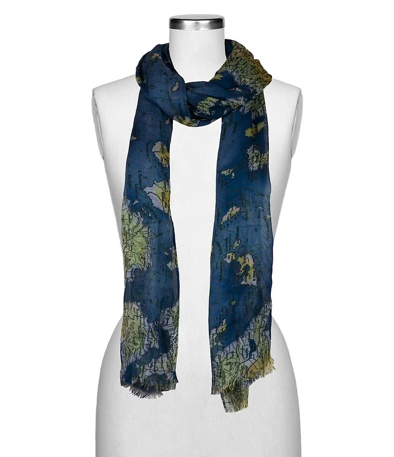 Patricia Nash Greek Map Oblong Scarf