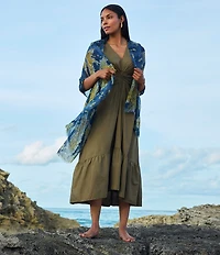 Patricia Nash Greek Map Oblong Scarf
