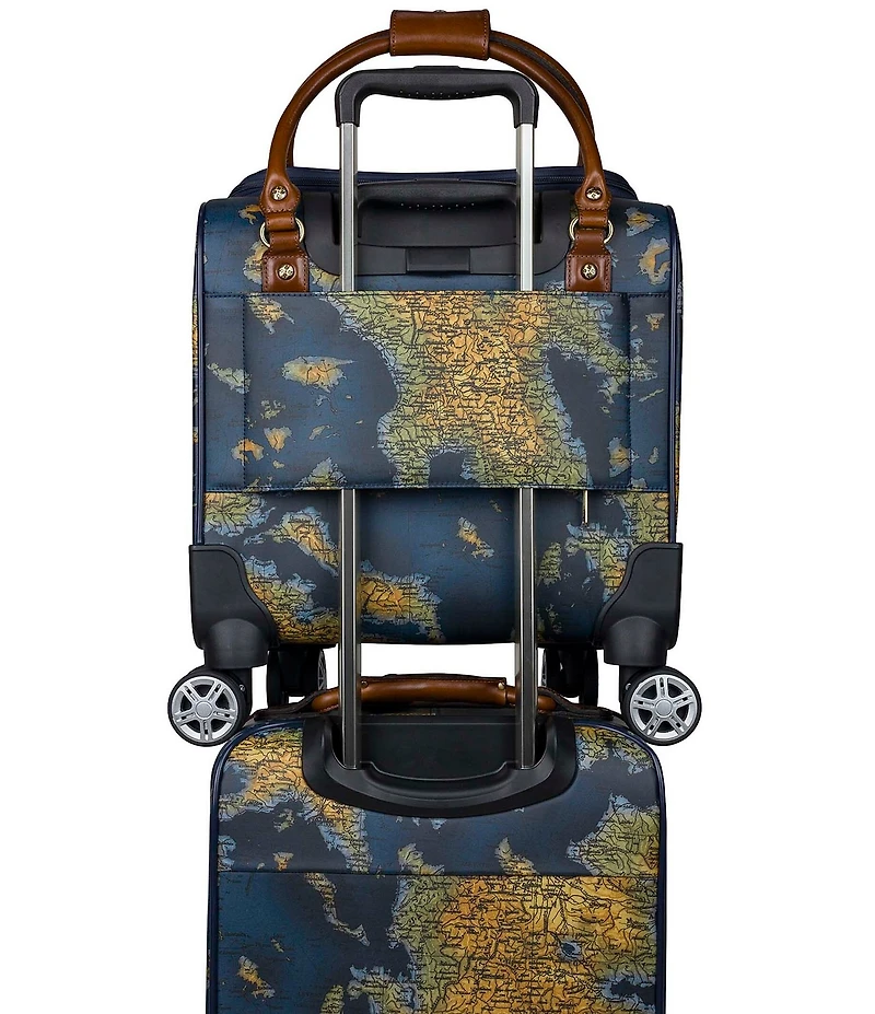Patricia Nash Greek Map Soft Side Collection 18#double; Underseater Spinner