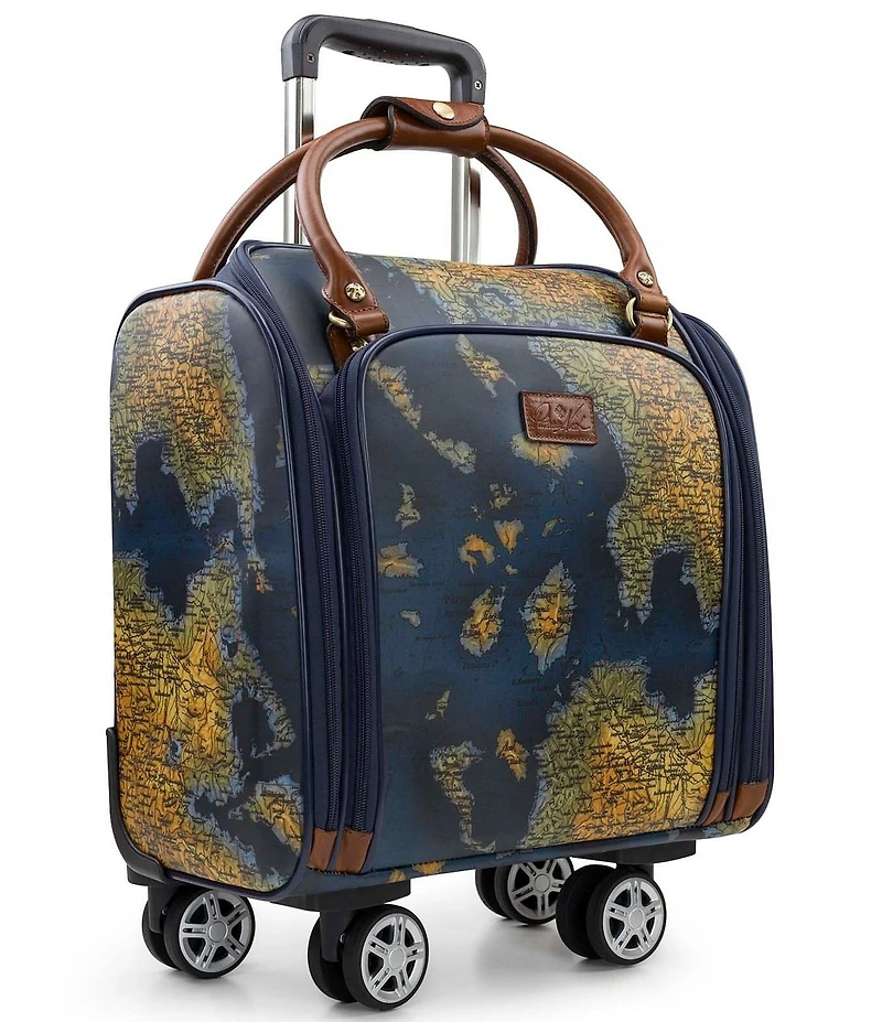 Patricia Nash Greek Map Soft Side Collection 18#double; Underseater Spinner