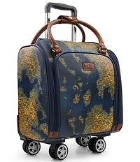 Patricia Nash Greek Map Soft Side Collection 18#double; Underseater Spinner