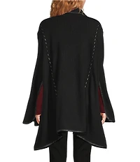 Patricia Nash Hand Laced Button Cape
