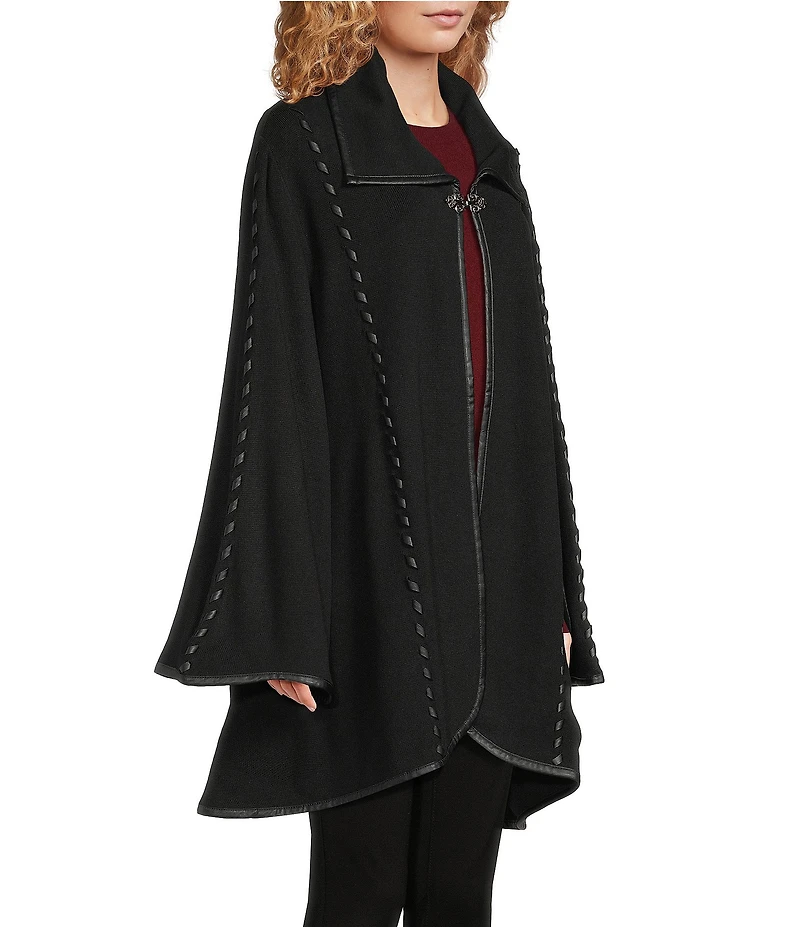 Patricia Nash Hand Laced Button Cape