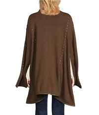 Patricia Nash Hand Laced Button Cape