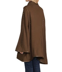 Patricia Nash Hand Laced Button Cape