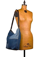 Patricia Nash Heidal Denim Shoulder Bag
