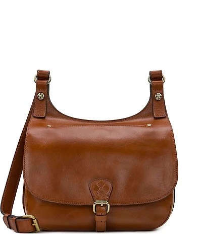 Patricia Nash Heritage Collection London Buckled Crossbody Saddle Bag