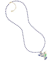 Patricia Nash Hummingbird Long Pendant Necklace