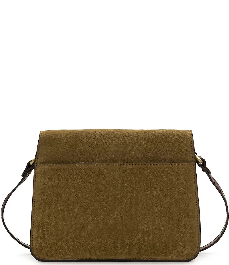 Patricia Nash Ilina Floral Leather Flap Crossbody Bag