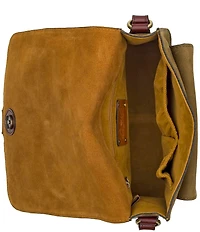Patricia Nash Ilina Floral Leather Flap Crossbody Bag