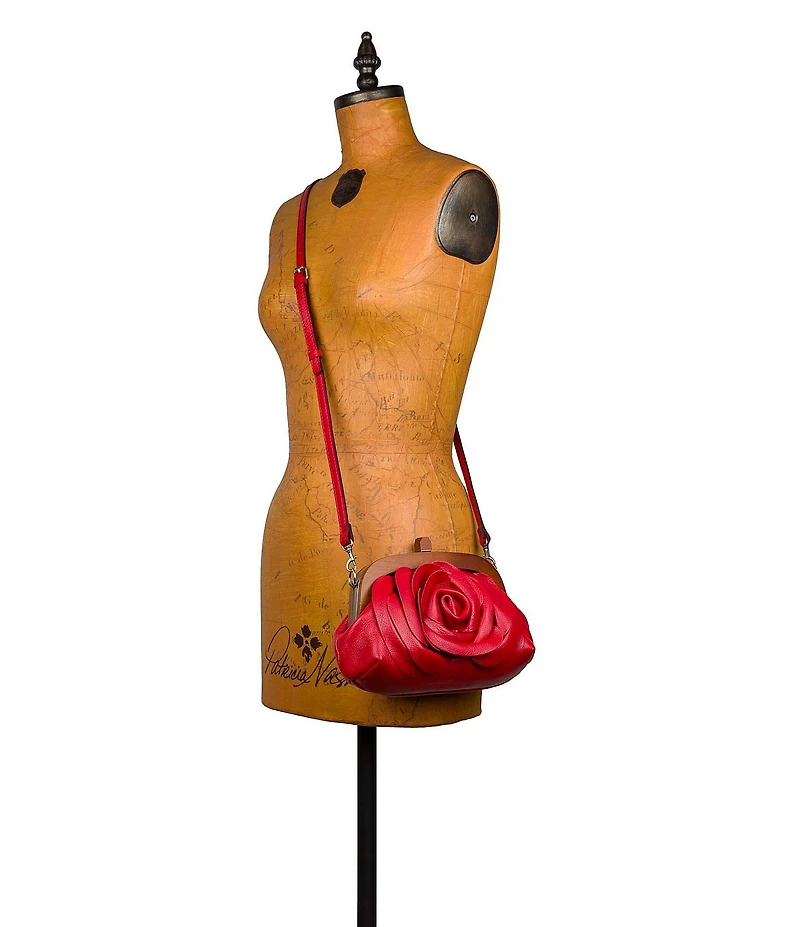 Patricia Nash Joelle Wooden Frame Floral Clutch