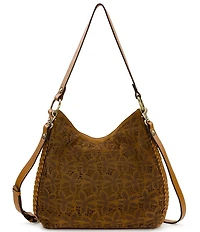 Patricia Nash Kalispell Floral Slouchy Hobo Bag