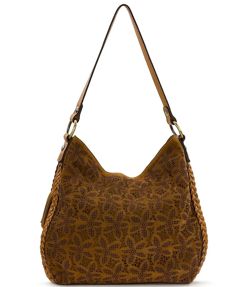 Patricia Nash Kalispell Floral Slouchy Hobo Bag