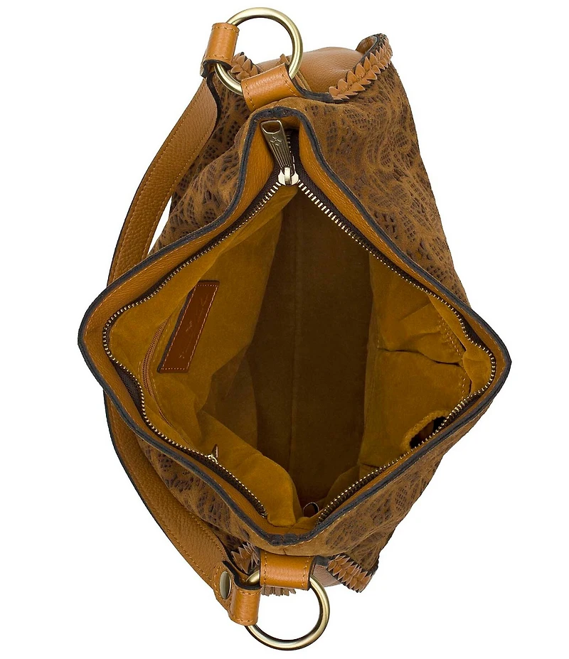 Patricia Nash Kalispell Floral Slouchy Hobo Bag