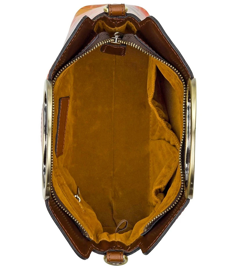 Patricia Nash Karine Paris Map Top Handle Clutch