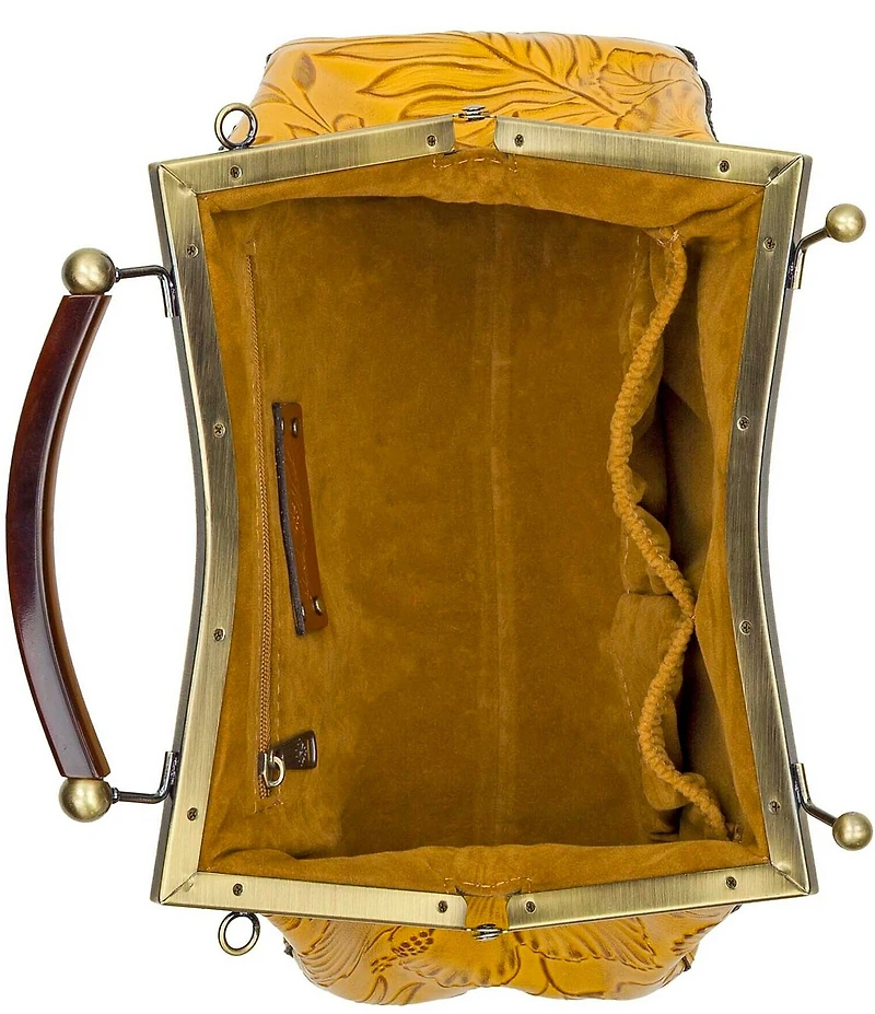 Patricia Nash Kelmscott Frame Satchel Bag