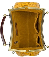 Patricia Nash Kelmscott Frame Satchel Bag