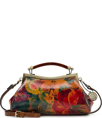 Patricia Nash Kelmscott Frame Satchel Bag