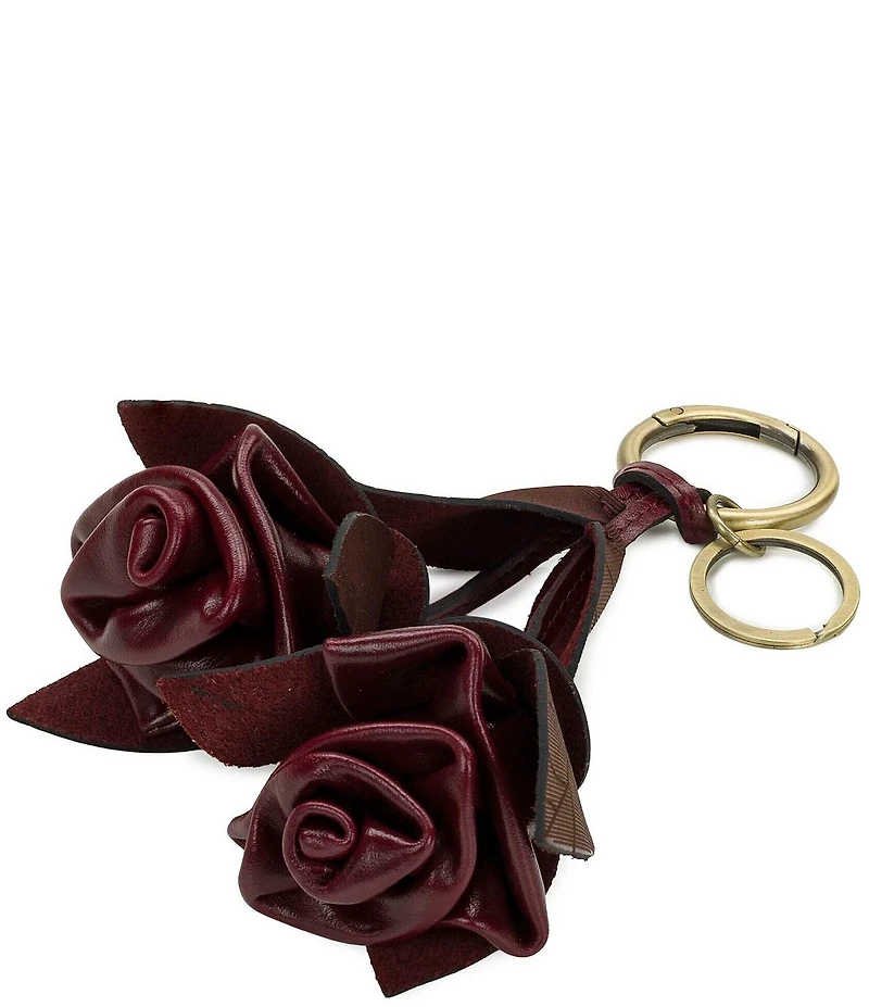 Patricia Nash Laced Rose Keychain