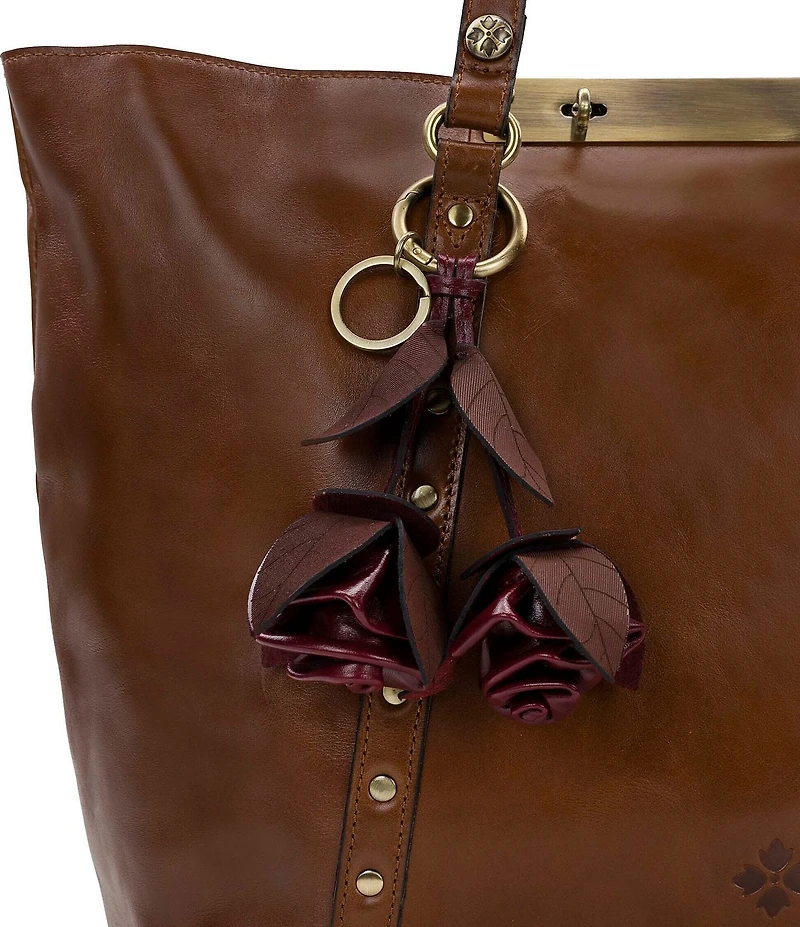 Patricia Nash Laced Rose Keychain