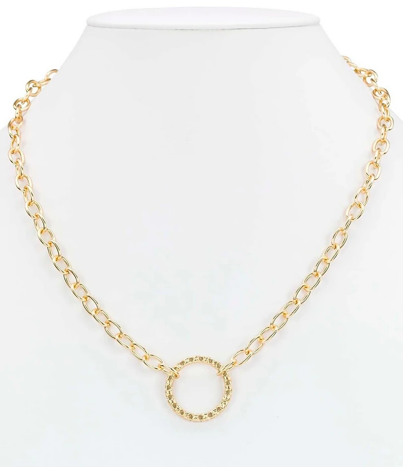 Patricia Nash Large Ring Chain Collar Necklace