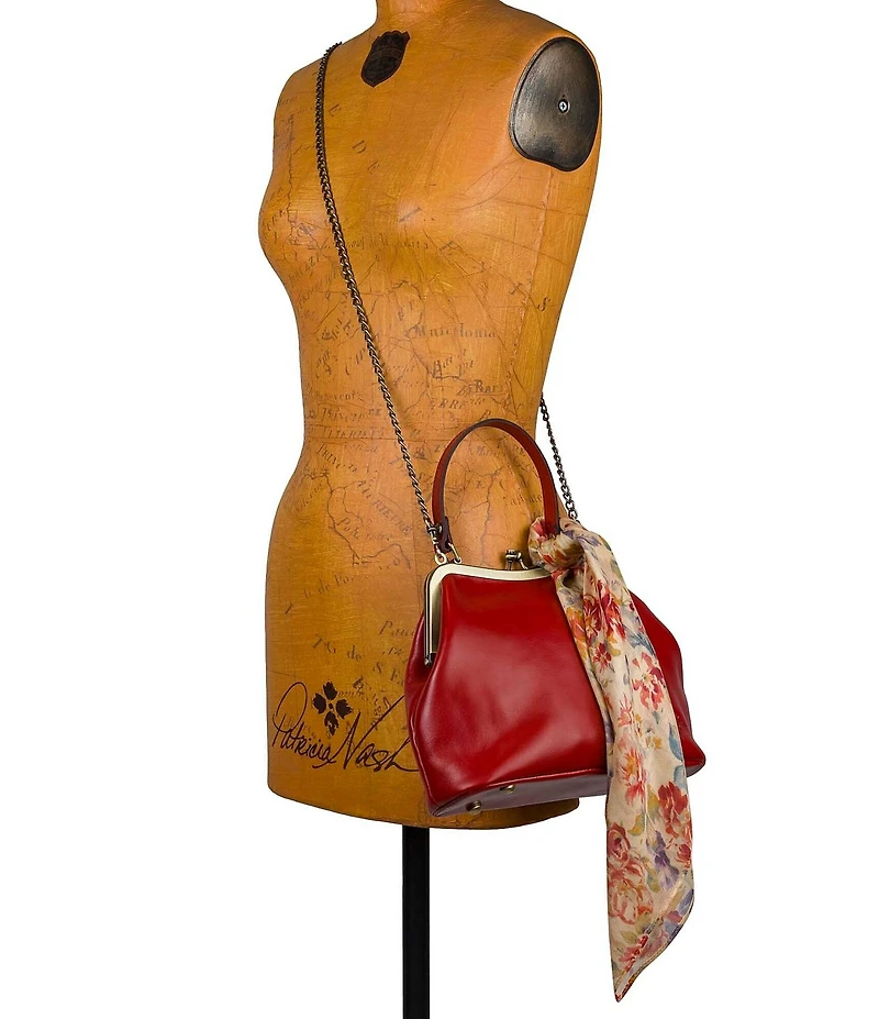 Patricia Nash Laureana Frame Clutch with Scarf