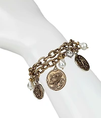 Patricia Nash Layered Charm Chain Bracelet