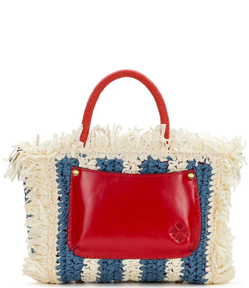 Patricia Nash Les Fraises Resort Small Straw Top Handle Tote Bag