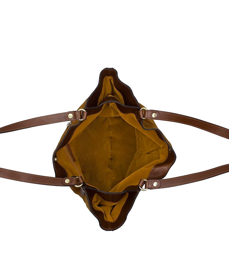 Patricia Nash Liliane Suede Tote Bag