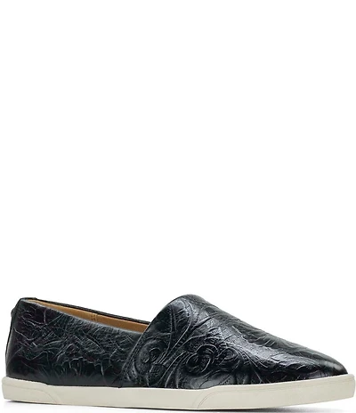 Patricia Nash Lola Floral Tooled Leather Sneakers